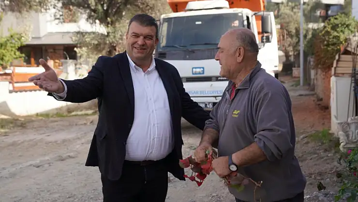 Seferihisar Belediyesi'nden Sığacık Girlen Mevkii'ne 20 milyon TL'lik altyapı ve yol yatırımı