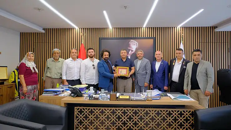 Şehit ve Gaziler Derneği'nden Başkan Okuroğlu'na anlamlı ziyaret