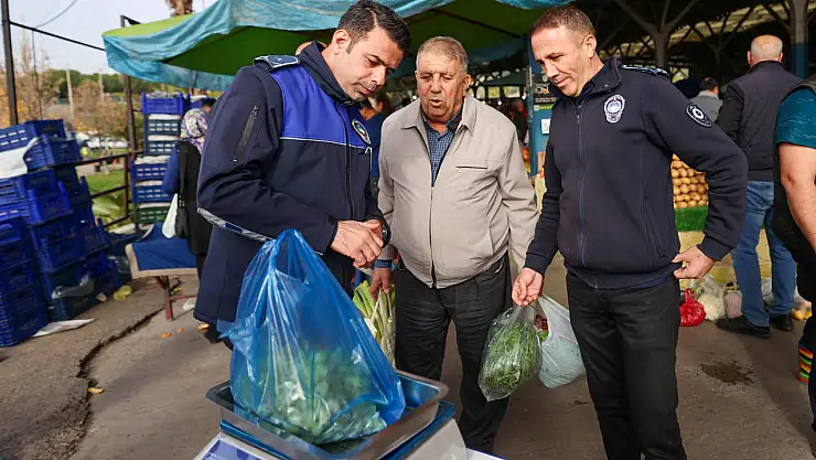 Semt pazarlarında tartı kontrol noktaları