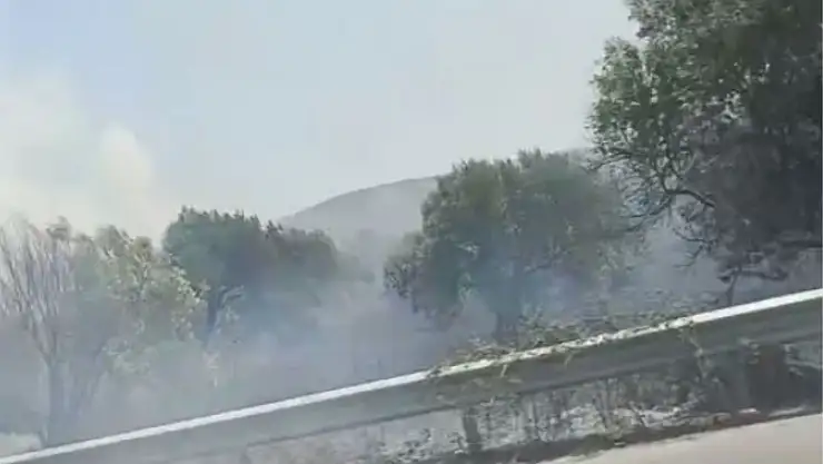 Yol trafiğe kapatıldı