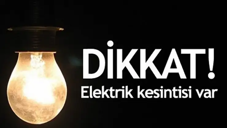 Tire'de elektrik kesintisi