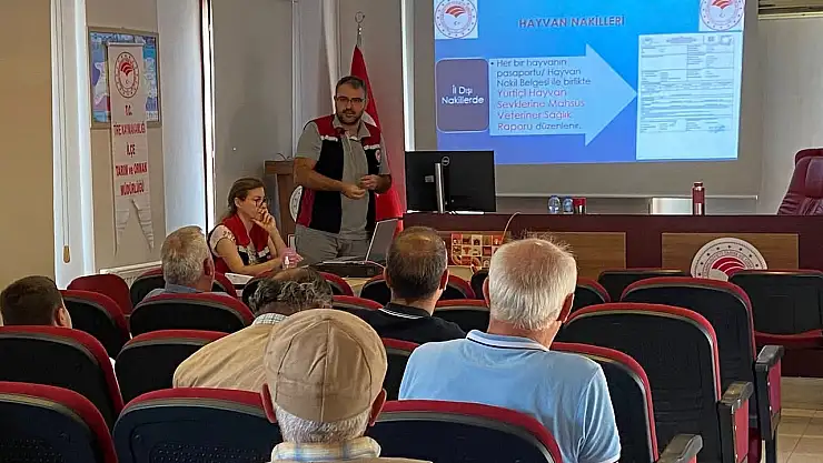 Tire'de şap hastalığına karşı önlem toplantısı düzenlendi