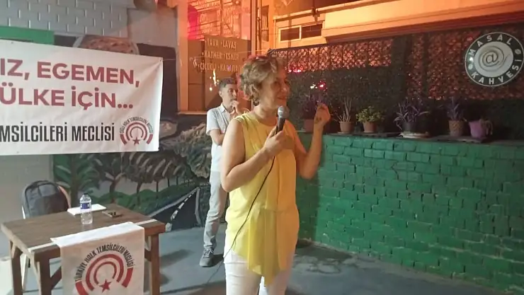 Türkiye halk temsilcileri meclisi 'Aydınlık için Cumhuriyetçiler buluşuyor' etkinlikleri Çiğli'de devam etti