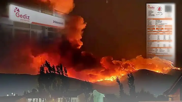 Yangın sürerken sayaç okundu, fatura kesildi