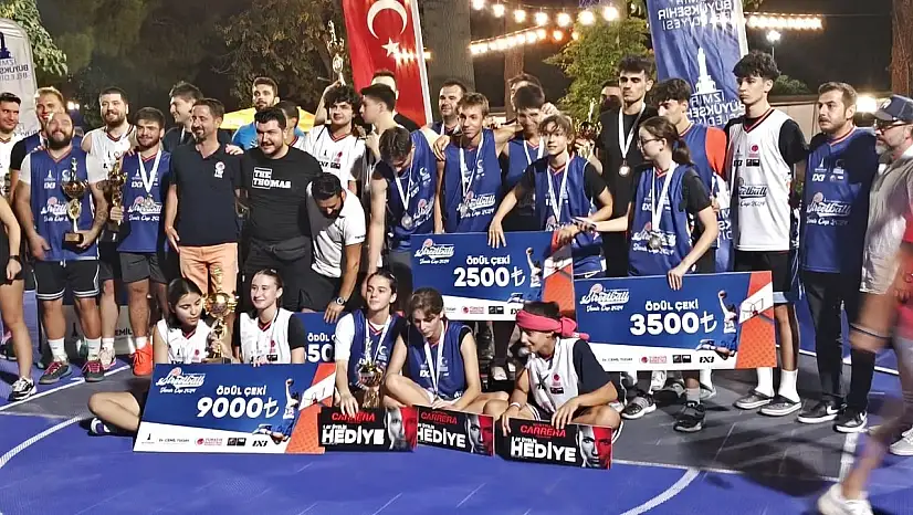 3x3 Streetball İzmir Cup 2025'te şampiyonlar belli oldu