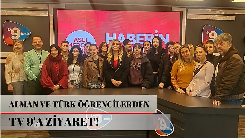 Alman ve Türk öğrencilerden TV9'a ziyaret!