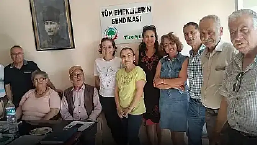Eğitim-Sen Tire Şubesi Tüm Emekliler Sendikası'nı ziyaret ederek dayanışmayı güçlendirdi