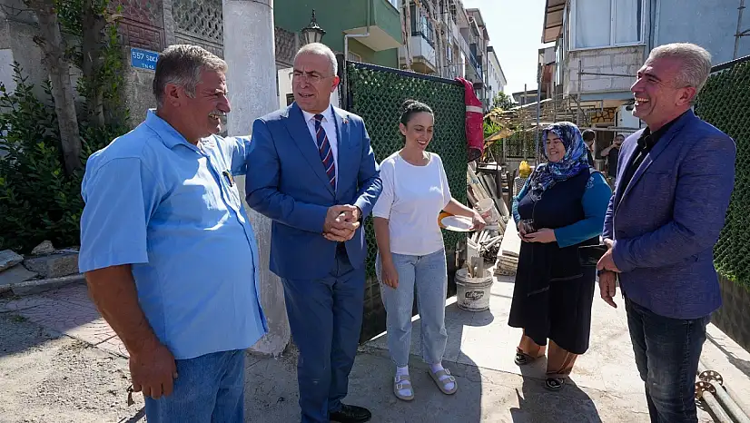 Gaziemir Belediyesi yangında zarar gören ailelerin yaralarını sardı