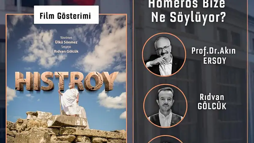 'Histroy' filmi ve mitoloji söyleşisi Urla'da sanatseverlerle buluşacak