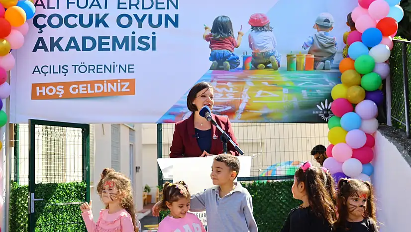 Karabağlar Belediyesi'nden çocuklara yeni bir nefes: Çocuk oyun akademisi hizmete açıldı