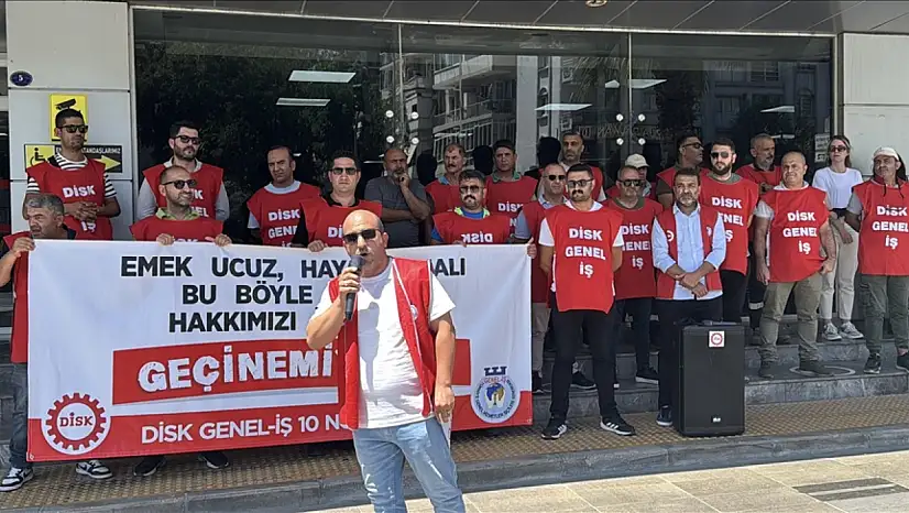 Karşıyaka Belediyesi işçilerinden maaş eylemi: 'Zam değil, hakkımızı istiyoruz'