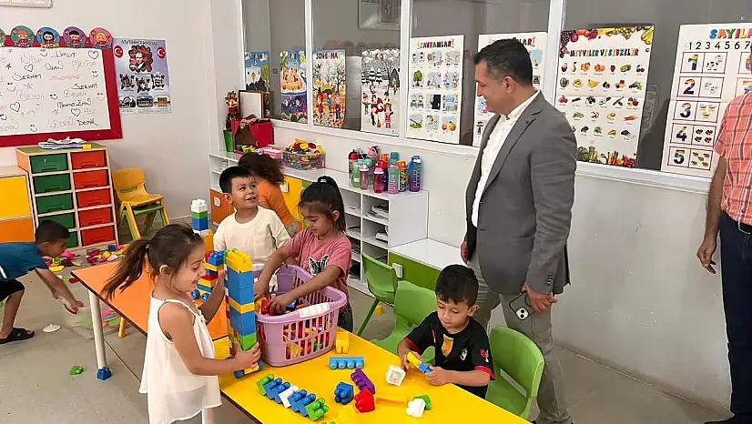 Kaymakam Erdoğan'dan Ödemiş'te eğitime ve sosyal hizmetlere yakın ilgi