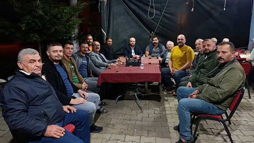 MHP Ödemiş İlçe Başkanı Ceyhun Kınlı Ortaköy ahallesindeydi