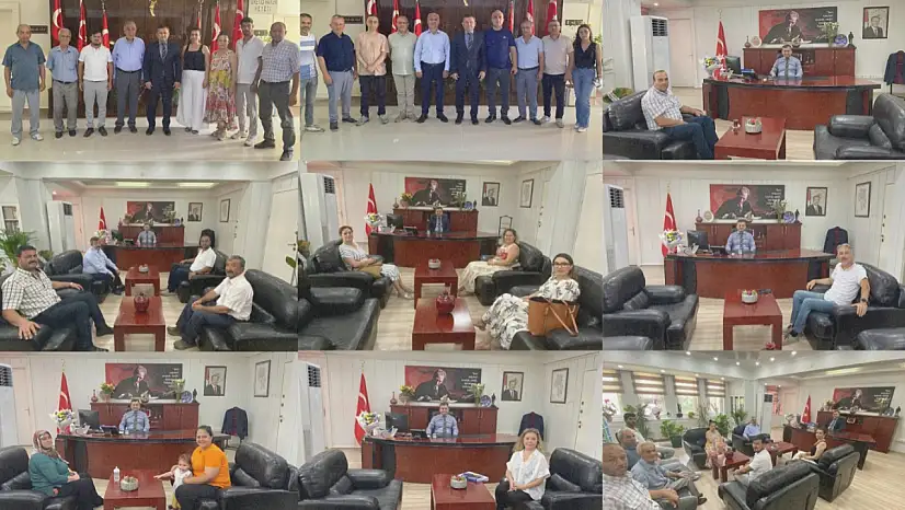 Ödemiş'in Yeni Kaymakamı Erdoğan'a Hayırlı Olsun Ziyaretleri Devam Ediyor