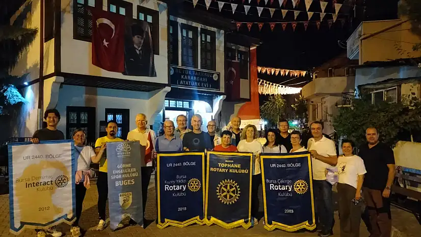 Rotaryenler Kocatepe'de Atalarının izinde yürüdü