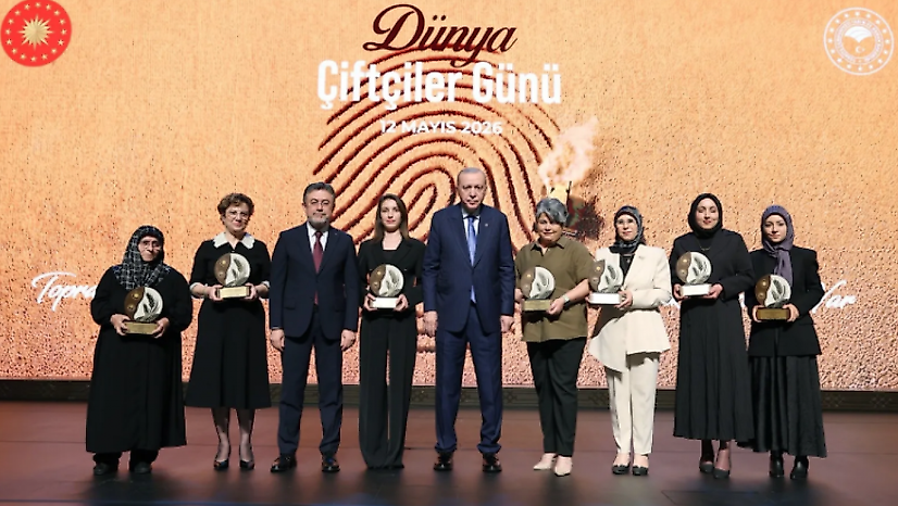 Torbalılı kadın çiftçi Cumhurbaşkanlığı Külliyesi'nde gurur yaşadı