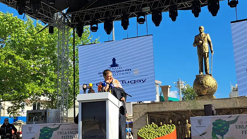 Urla'da enginar coşkusu: Tugay'dan turizm için 'arkeoloji ve gastronomi' çağrısı