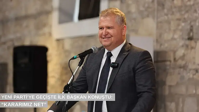 Yeni Parti'ye geçişte ilk başkan konuştu: 'Kararımız net'