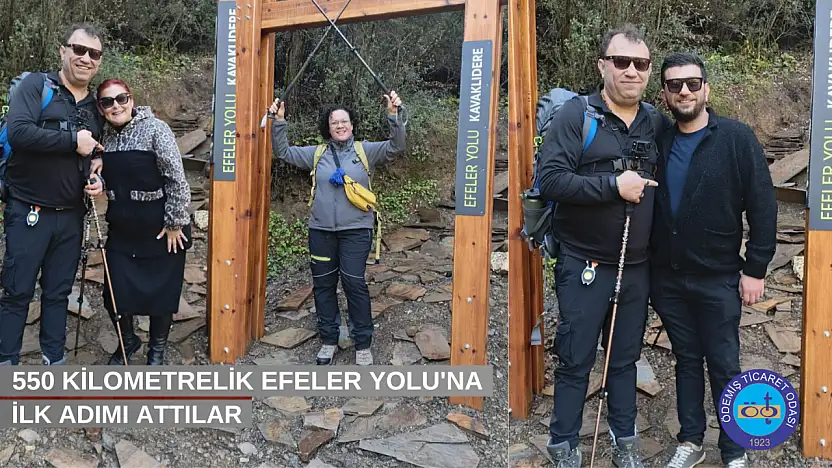550 Kilometrelik Efeler Yolu'na ilk adımı attılar