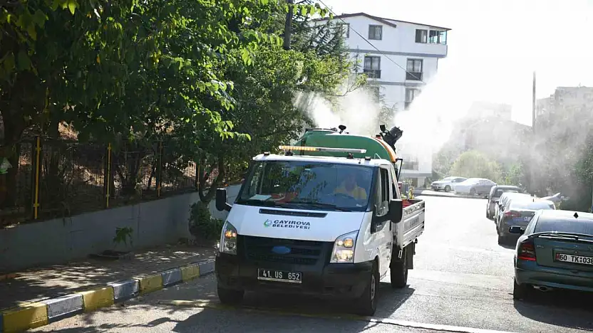 Bulaşıcı hastalıklara karşı ilaçlama yapılıyor