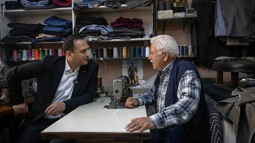 Esnaf ve vatandaşlarla birebir görüşme