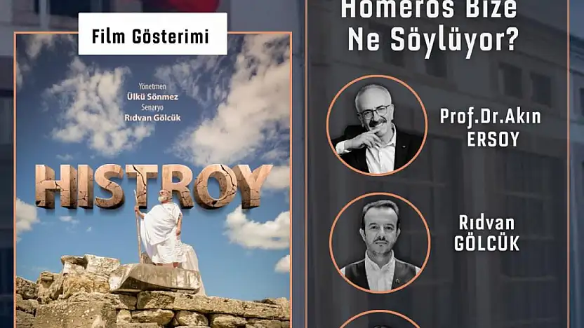 'Histroy' filmi ve mitoloji söyleşisi Urla'da sanatseverlerle buluşacak