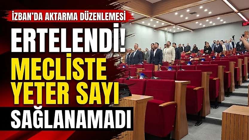 İZBAN'da aktarma düzenlemesi ertelendi: Mecliste yeter sayı sağlanamadı
