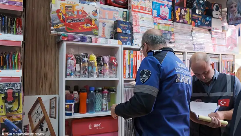 İzmir Büyükşehir Belediyesi'nden kantin ve kırtasiyelere hijyen ve etiket denetimi