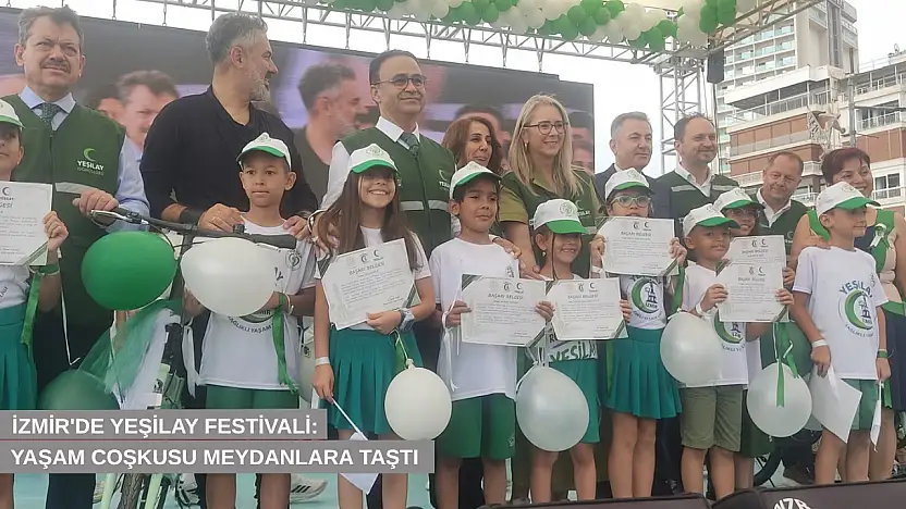 İzmir'de Yeşilay festivali: Bağımsızlık ve sağlıklı yaşam coşkusu meydanlara taştı