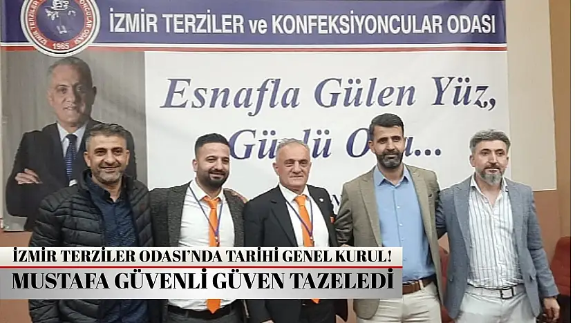 İzmir Terziler Odası'nda tarihi genel kurul!