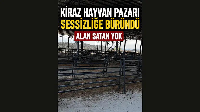 Kiraz Hayvan Pazarında Derin Sessizlik!