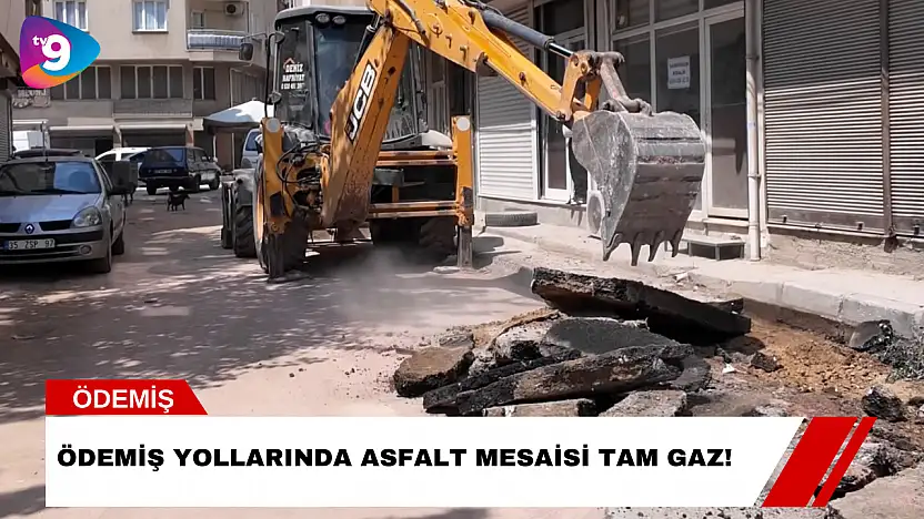 Ödemiş Yollarında Asfalt Mesaisi Tam Gaz!