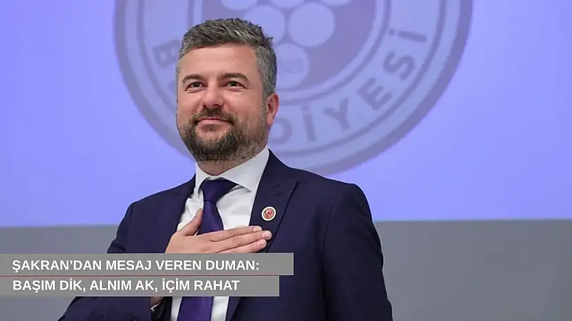 Şakran'dan mesaj veren Duman: Başım dik, alnım ak, içim rahat