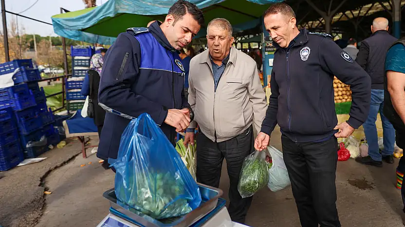 Semt pazarlarında tartı kontrol noktaları