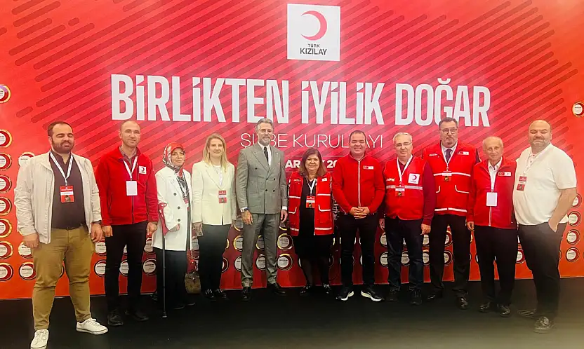 2025 Türk Kızılay şube kurultayında Urla'dan büyük başarı