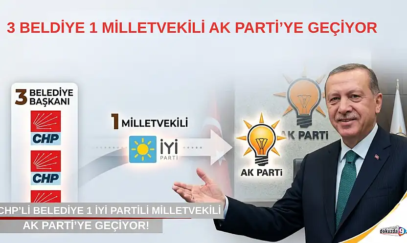 3 CHP'li belediye AK Parti'ye geçiyor!