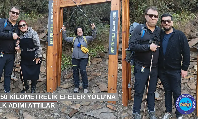 550 Kilometrelik Efeler Yolu'na ilk adımı attılar