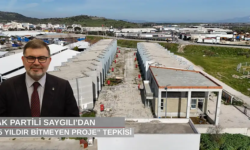 AK Partili Saygılı'dan '5 yıldır bitmeyen proje' tepkisi