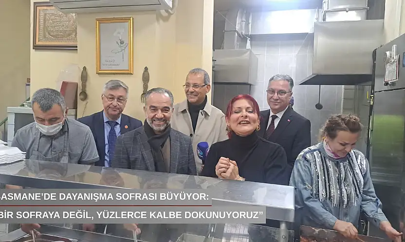 Basmane'de dayanışma sofrası büyüyor: 'Bir sofraya değil, yüzlerce kalbe dokunuyoruz'