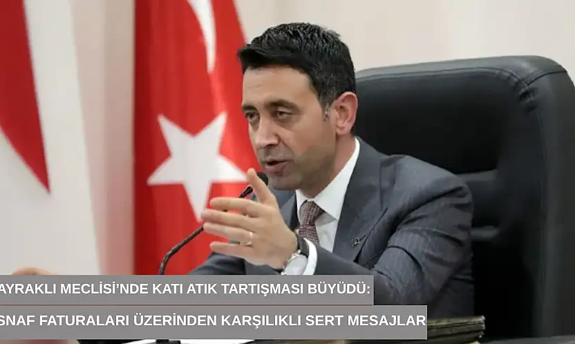 Bayraklı Meclisi'nde katı atık tartışması büyüdü: Esnaf faturaları üzerinden karşılıklı sert mesajlar