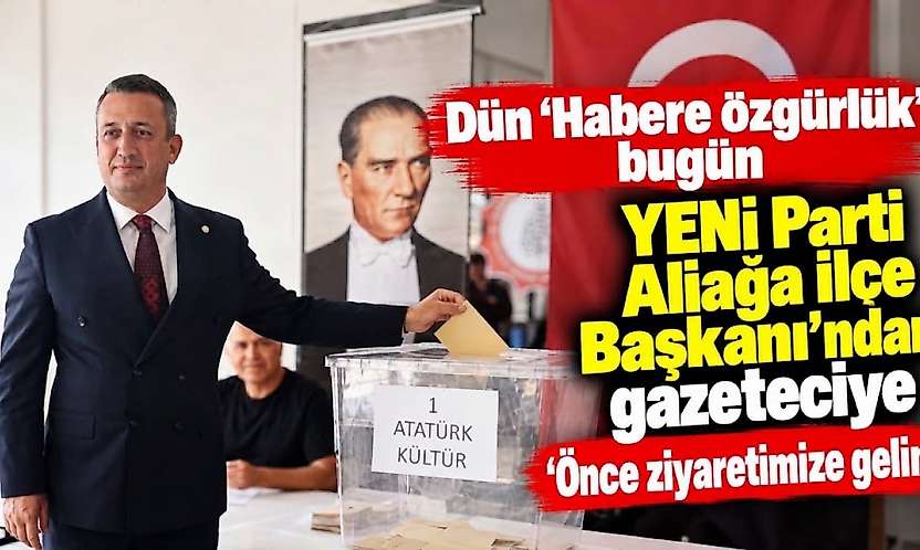 Bir gün önce 'Habere özgürlük', bir gün sonra gazeteciye 'Önce ziyaretimize gelin'