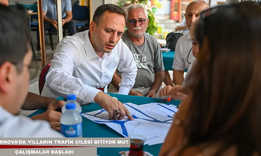 Bornova'da yılların trafik çilesi bitiyor mu? Çalışmalar başladı