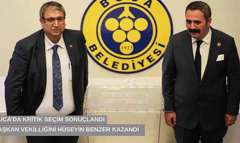 Buca'da kritik seçim sonuçlandı, başkan vekilliğini Hüseyin Benzer kazandı