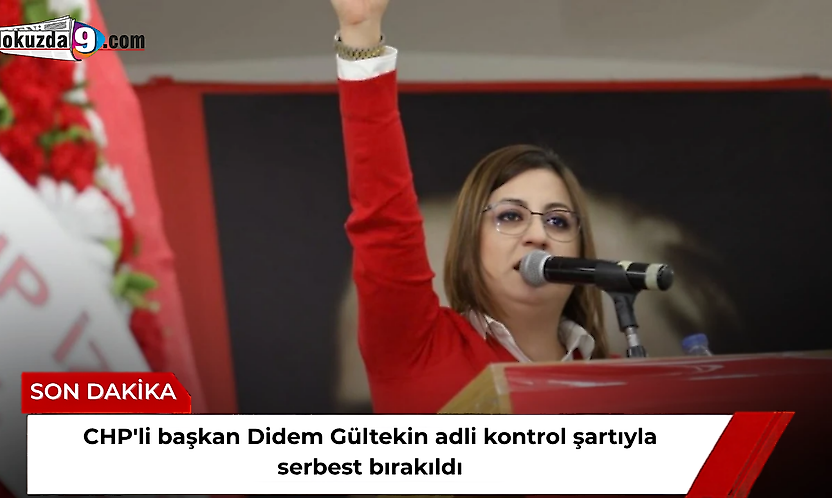 CHP'li başkan Didem Gültekin adli kontrol şartıyla serbest bırakıldı