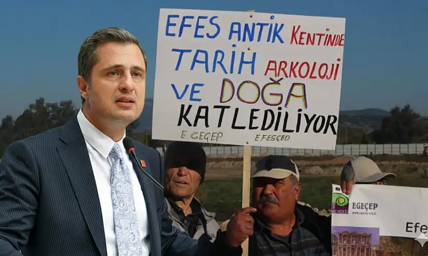 Deniz Yücel'den Efes Antik Kenti'ne 'Asfalt' tepkisi!