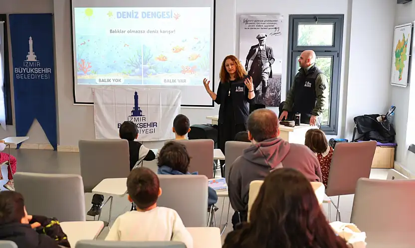 Efes Selçuk'ta çocuklar deniz ekosistemini yakından tanıdı