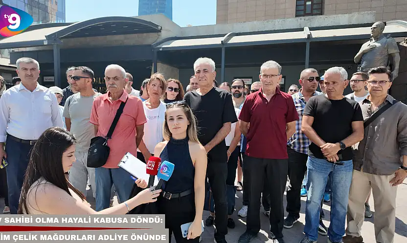 Ev sahibi olma hayali kabusa döndü: Azim Çelik mağdurları adliye önünde