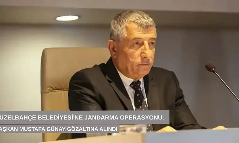 Güzelbahçe Belediyesi'ne jandarma operasyonu: Başkan Mustafa Günay gözaltına alındı