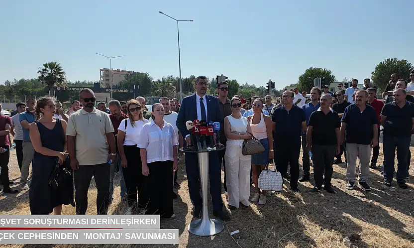 Rüşvet soruşturması derinleşirken Çiçek cephesinden  'montaj' savunması