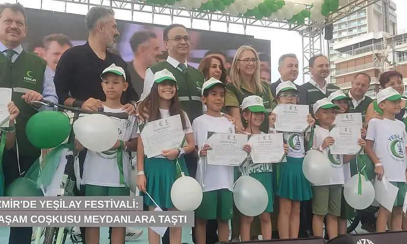 İzmir'de Yeşilay festivali: Bağımsızlık ve sağlıklı yaşam coşkusu meydanlara taştı